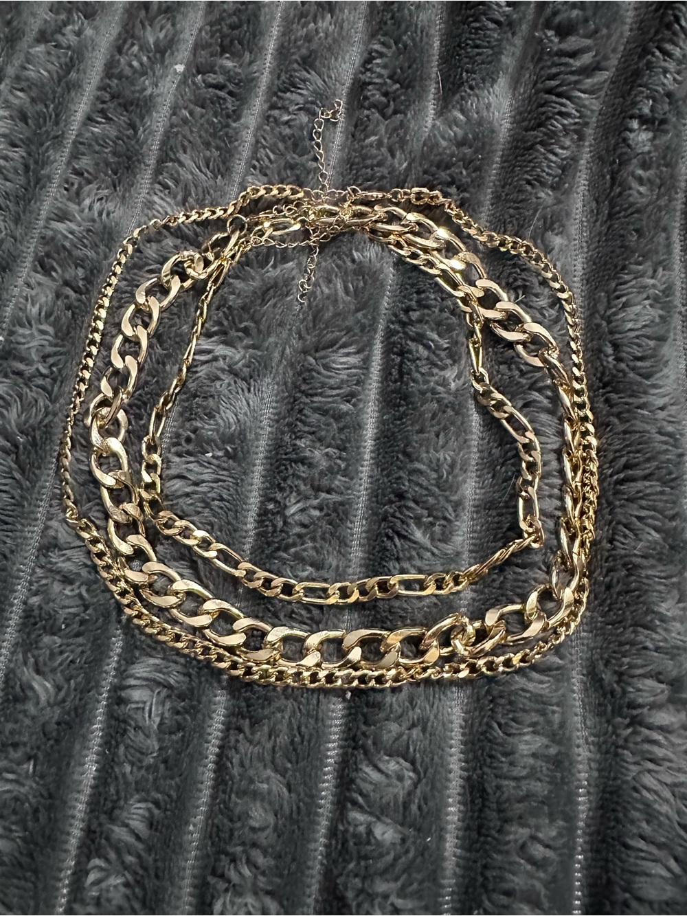 Multi-Chain Gold Tone Women’s Necklace